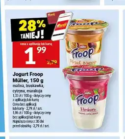 Twój Market Jogurt Froop Müller malina oferta