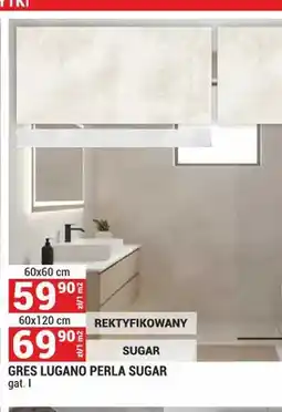 Merkury Market Gres Lugano Perla Sugar rektyfikowany 60x60 cm oferta