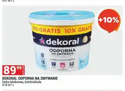 Merkury Market Farba lateksowa Dekoral Odporna na zmywanie oferta