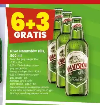 Twój Market Piwo Namysłów Pils oferta