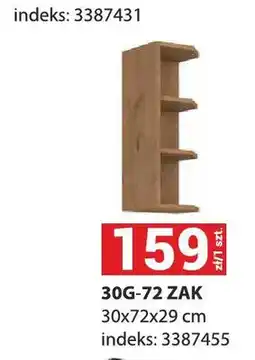 Merkury Market Szafka kuchenna Vigo Grafit 30 g-72 ZAK oferta
