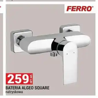 Merkury Market Bateria natryskowa Ferro Algeo Square oferta