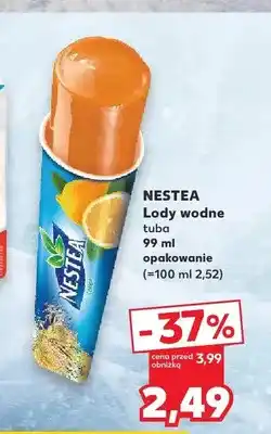 Kaufland Lody wodne tuba Nestea oferta