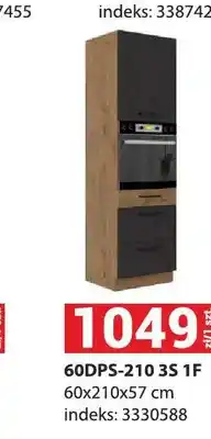 Merkury Market Szafka kuchenna Vigo Grafit 60DPS-210 3S 1F oferta