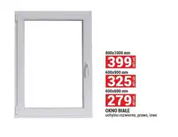 Merkury Market Okno białe uchylno-rozwierne 800x1000 mm oferta