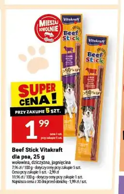 Twój Market Przysmak dla psa Vitakraft Beef Stick wołowina oferta