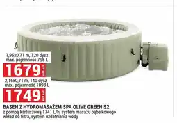Merkury Market Basen z hydromasażem SPA Olive Green S2 1,96x0,71 m oferta