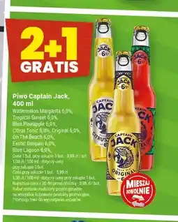 Twój Market Piwo Captain Jack Watermelon Margarita oferta
