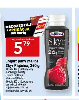 Twój Market Jogurt pitny malina Piątnica Skyr oferta