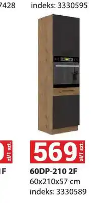 Merkury Market Szafka kuchenna Vigo Grafit 60DP-210 2F oferta