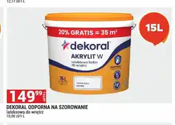 Merkury Market Farba lateksowa Dekoral Odporna na szorowanie Akrylit W oferta
