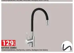 Merkury Market Bateria zlewozmywakowa Samba elastyczna czarna oferta