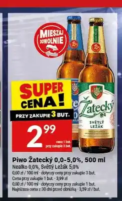 Twój Market Piwo bezalkoholowe Žatecký Nealko oferta