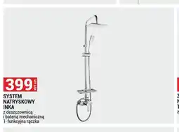 Merkury Market System natryskowy Inka 1-funkcyjna rączka oferta