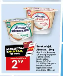 Twój Market Serek wiejski Almette z naturalnym skyrem oferta
