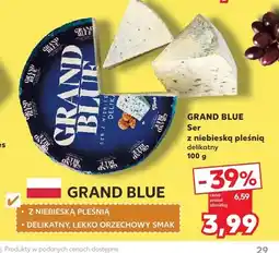 Kaufland Ser Grand Blue z niebieską pleśnią delikatny oferta