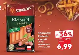 Kaufland Kiełbaski z szynki Sokołów oferta
