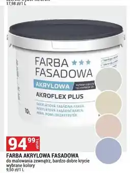 Merkury Market Farba akrylowa fasadowa Akroflex Plus oferta