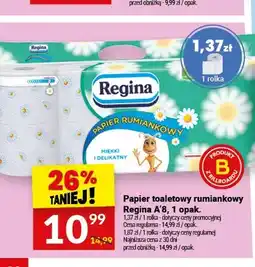 Twój Market Papier toaletowy rumiankowy Regina 8-pak oferta