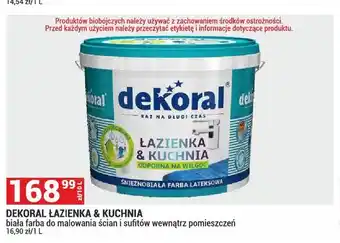 Merkury Market Farba lateksowa Dekoral Łazienka & Kuchnia oferta