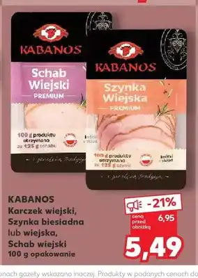 Kaufland Karczek wiejski Kabanos oferta