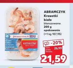 Kaufland Krewetki białe blanszowane Abramczyk oferta