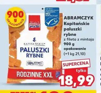Kaufland Kapitańskie paluszki rybne z fileta z mintaja Abramczyk oferta