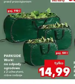 Kaufland Worki na odpady ogrodowe Parkside oferta