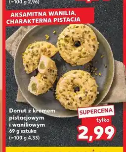 Kaufland Donut z kremem pistacjowym oferta