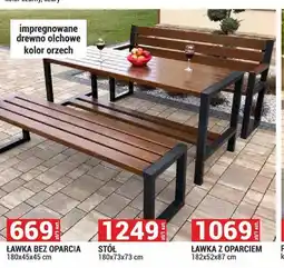 Merkury Market Ławka z oparciem oferta