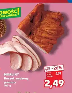 Kaufland Boczek wędzony parzony Morliny oferta