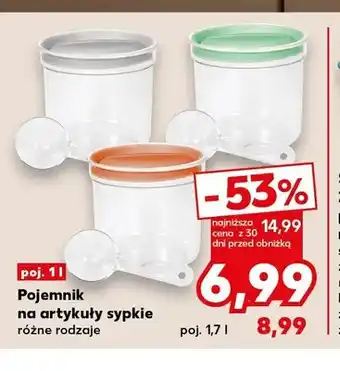 Kaufland Pojemnik na artykuły sypkie oferta