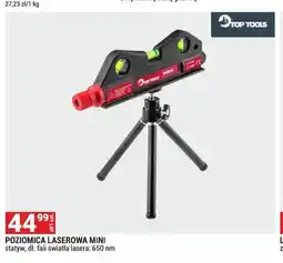 Merkury Market Poziomica laserowa mini Top Tools oferta