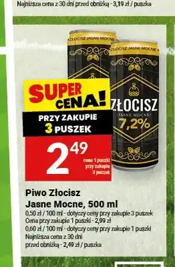 Twój Market Piwo Złocisz Jasne Mocne oferta