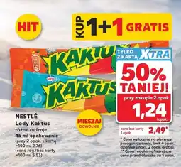 Kaufland Lody Kaktus Nestlé oferta