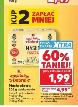 Kaufland Masło ekstra Stąd takie Dobre! oferta