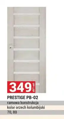 Merkury Market Drzwi ramowe Prestige PB-02 orzech kolumbijski oferta
