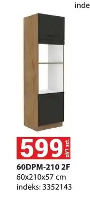 Merkury Market Szafka kuchenna Vigo Grafit 60DPM-210 2F oferta