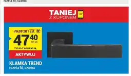 Merkury Market Klamka Trend rozeta fit czarna oferta