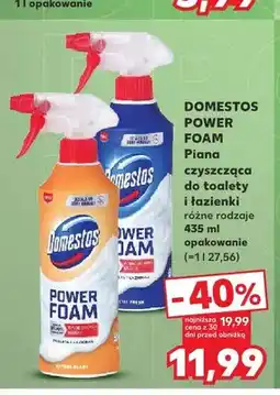 Kaufland Piana czyszcząca do toalety i łazienki Domestos Power Foam oferta