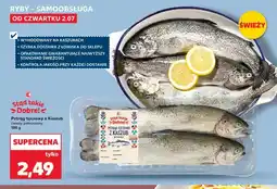 Kaufland Pstrąg tęczowy z Kaszub świeży patroszony Stąd takie dobre! oferta