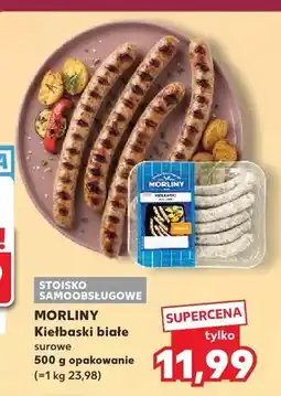 Kaufland Kiełbaski białe surowe Morliny oferta