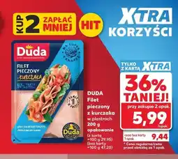 Kaufland Filet pieczony z kurczaka w plastrach Duda oferta