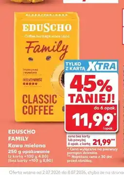 Kaufland Kawa mielona Eduscho Family oferta