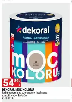 Merkury Market Farba lateksowa Dekoral Moc Koloru oferta
