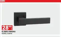 Merkury Market Klamka Kwadro rozeta czarna oferta