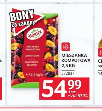 Selgros Mieszanka kompotowa Hortex oferta