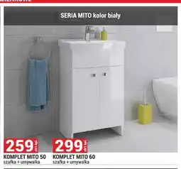 Merkury Market Komplet mebli łazienkowych 50 Seria Mito oferta