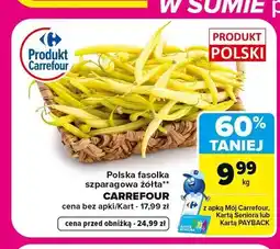 Carrefour Fasolka szparagowa żółta Carrefour oferta