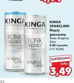 Kaufland Napój gazowany Kinga Sparclino Tonic Original oferta